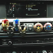 

New iron man American captain car shield perfume direct car perfume deodorant deodorant car air conditioning
