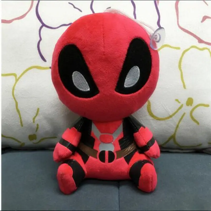 Фильм X-man Deadpool кукла, модель, игрушки, мягкий человек-паук, Дэдпул, плюшевая игрушка, Дэдпул, детские игрушки, рождественский подарок, 20 см - Цвет: Красный