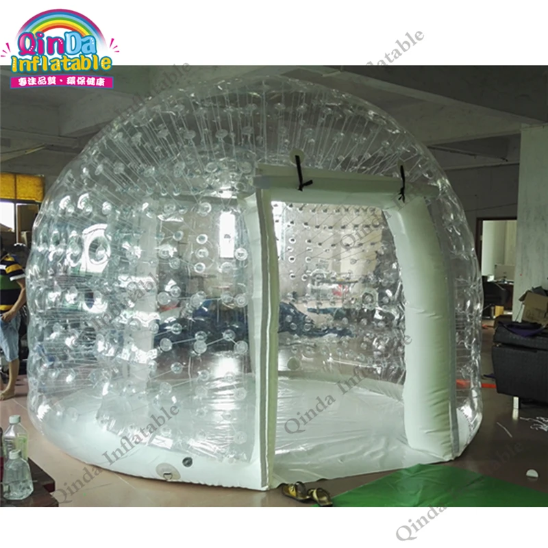 3-4 Persons Inflatable Aie Dome Tent, Inflatable Lawn Bubble Tent For Family Camping 3
