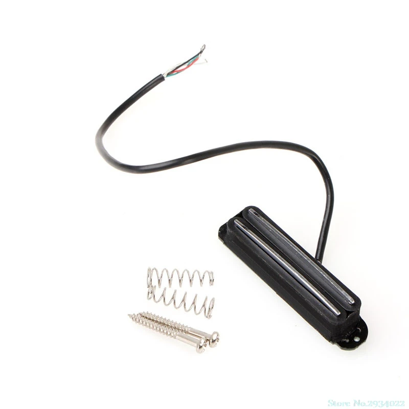 

New 1pc Dual Humbucker Rail Electric Guitar Neck Pickup for Strat Stratocaster Drop Ship