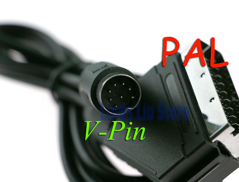 ChengChengDianWan 1 8 м RGB Scart видео кабель ТВ ведущий MD для Sega Genesis Mega Drive MD1 PAL V pin 2 шт./лот|md|md