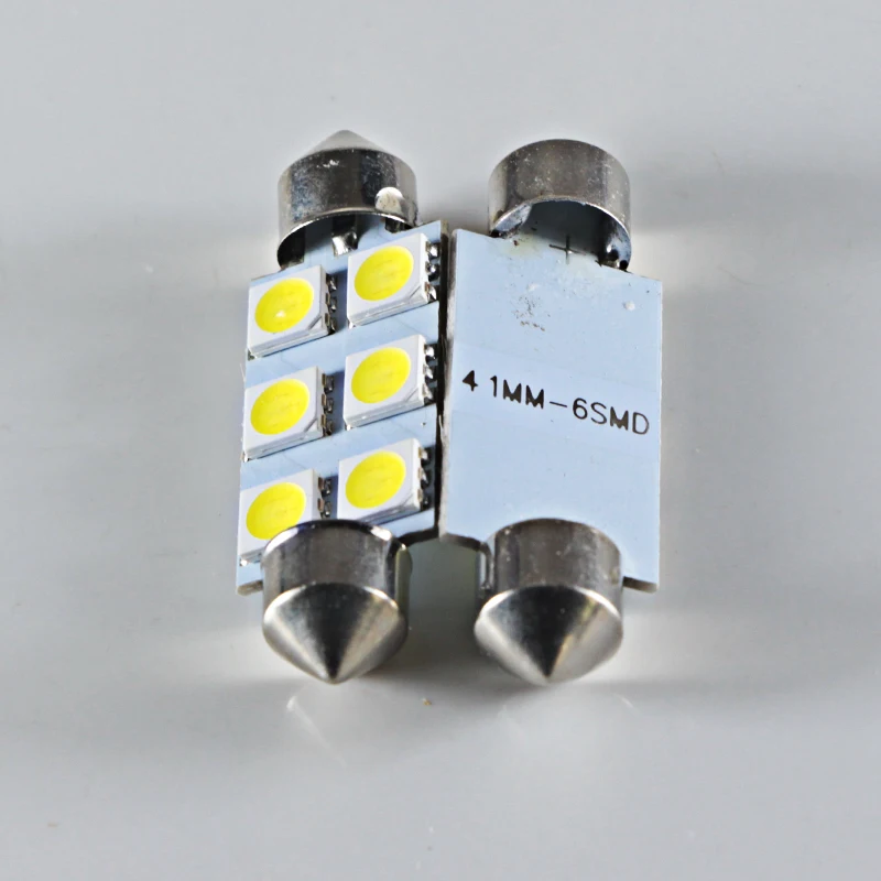 Canbus C5W C10W гирлянда 31 мм 36 39 41 светодиодный светильник 12 вольт smd 5050 в 1 Вт Супер авто
