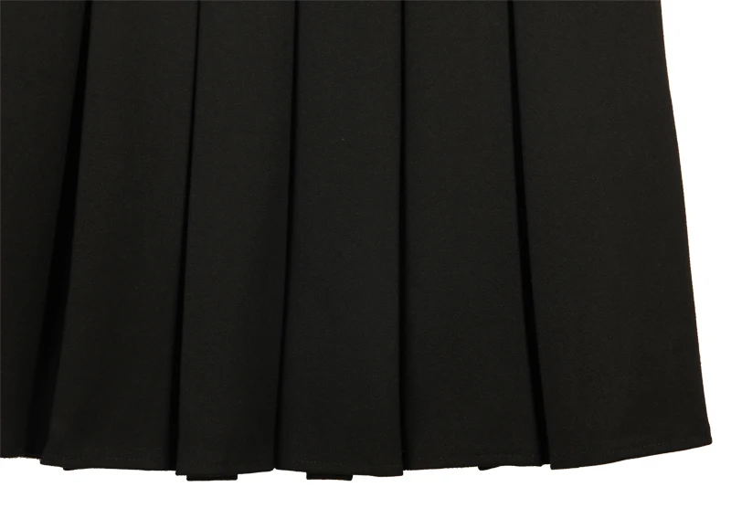 Осень Зима Весна Женская юбка высокая талия плиссированная юбка размера плюс шерстяная юбка черная Повседневная Женская юбка LY296