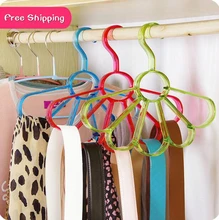 Petals Scarf Hanger Scarf Organizer Silk Scarf Holder Multifunctional Tie font b Rack b font Strap