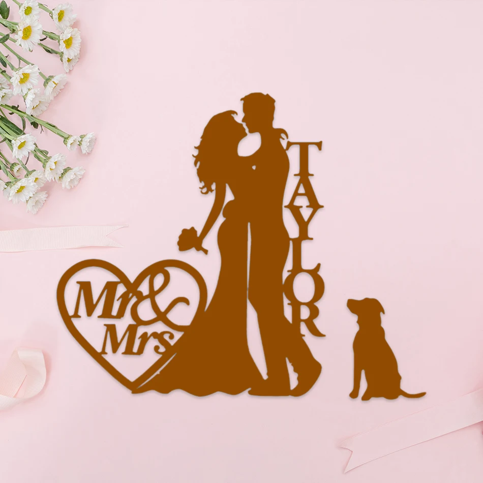 

GJCrafts Couple Die Cut Word Metal Cutting Dies New 2018 Valentine's Day Dies for Card Making Craft Dies Scrapbooking