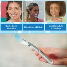 1 шт.; ; Прямая поставка; MOONBIFFY Электрический Sonic Pic Зуб пятна Ластик Plaque Remover стоматологический инструмент набор для отбеливания зубов