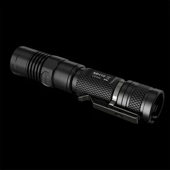 

Nitecore MH10 Tactical Flashlight Cree XM-L2 1000 Lumens USB Charging Camping Searching Hand Light +1 Pcs 2300mAh 18650 Battery