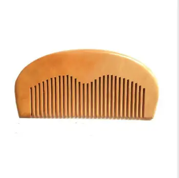 

10pcs Natural Peach Wooden Comb Beard Comb Pocket Comb 11.5*5.5*1cm