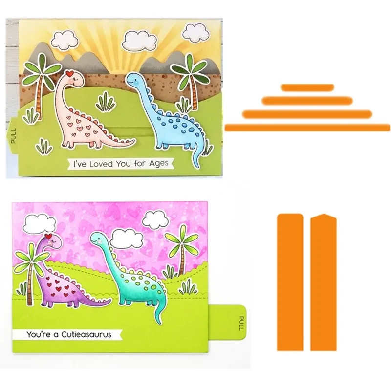

MFT Spin Slide Channels Interactive Pull Tab Metal Cutting Dies New 2019 Dies for DIY Scrapbooking Paper Cards Decorative Crafts