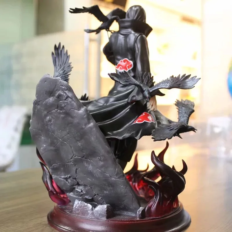 Аниме Наруто Shippuden Akatsuki Uchiha Itachi GK ПВХ Фигурка Статуя Коллекционная модель игрушки