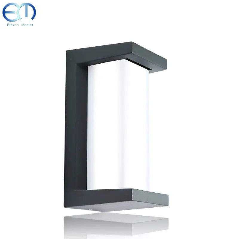 

LED Wall Sconce Outdoor Wall Lamp Modern Exterior Light Fixtures Waterproof Bulkhead Light Shape Transparent RWLC0023