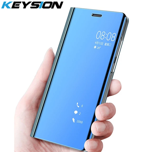 

Mirror Smart View Flip Case For Vivo V9 V11 Pro V11i V7 Plus Leather Stand Flip Cover For Vivo Y83 Pro Y71 Y69 Y85 Y97 X23