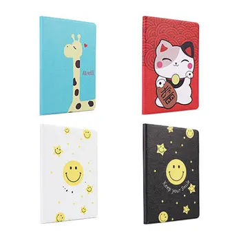 شراء 40 قطعة الجملة مصمم حافظة لجهاز IPad 2 3 4 ل باد الهواء 1/2 الكرتون جلدية فليب غطاء ذكي ل البسيطة 1/ 2/3/4 باد برو 9.7