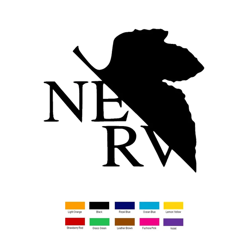 

15cm x 15cm Evangelion Nerv Car Sticker For Truck Window Bumper Auto SUV Door Laptop Kayak Vinyl Decal 13 Colors