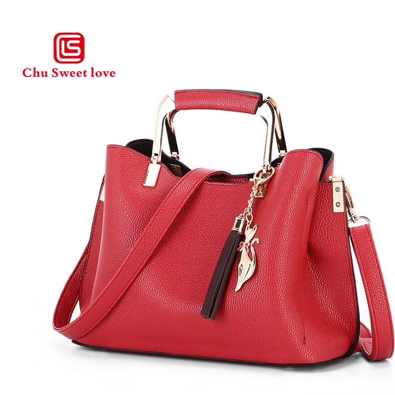 

Trendy fashion ladies handbag new pu shoulder bag Messenger bag European and American style