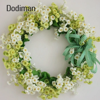 

Korean style home decorations DIY artificial flower garland wedding garden party decor wreath hanging door Christmas gift 1pcs