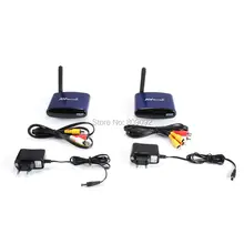 4 channel 5.8G Wireless AV Transmitter and Receiver A/V audio video sender 200m TV Signal receiver RCA transmitter
