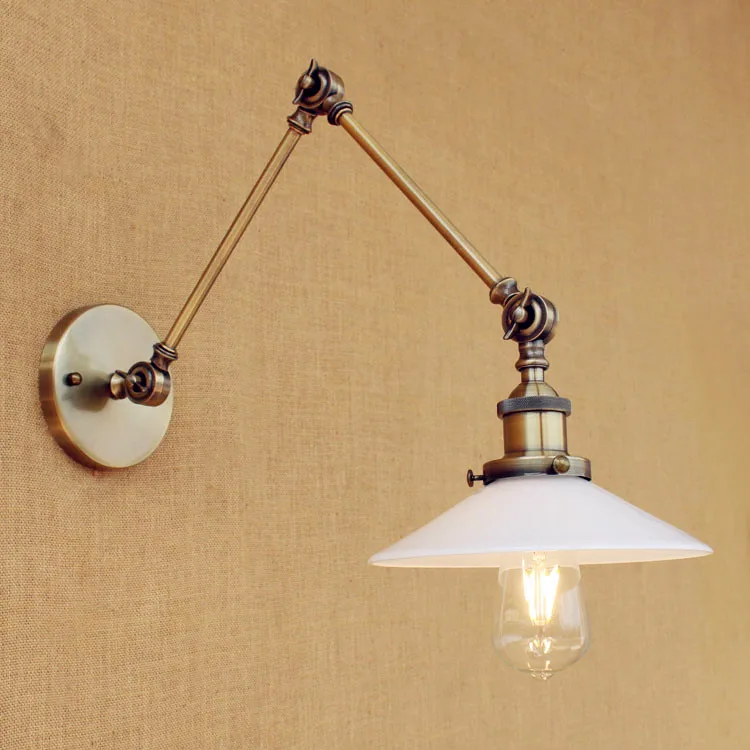 

Loft Retro Vintage Wall Lamp Adjustable Swing Long Arm Wall Lights For Home LED Edison Industrial Wall Sconces Apliques Pared