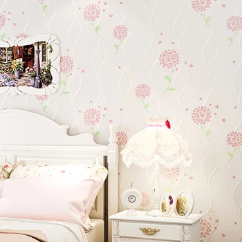 

PAYSOTA Korean Style Nonwoven Wallpaper Living Room Bedroom Background Wall Paper