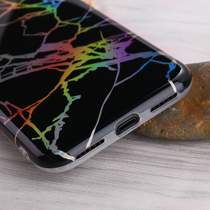 Chrome Marble Stone for iphone 8  (1)