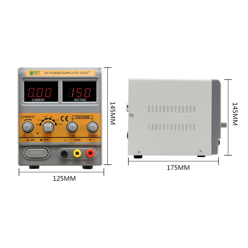 220 V Регулируемый постоянного тока блок питания 12 V 2A лучший 1502D+ регулируемый цифровой дисплей Блок питания для ремонт телефона pcb