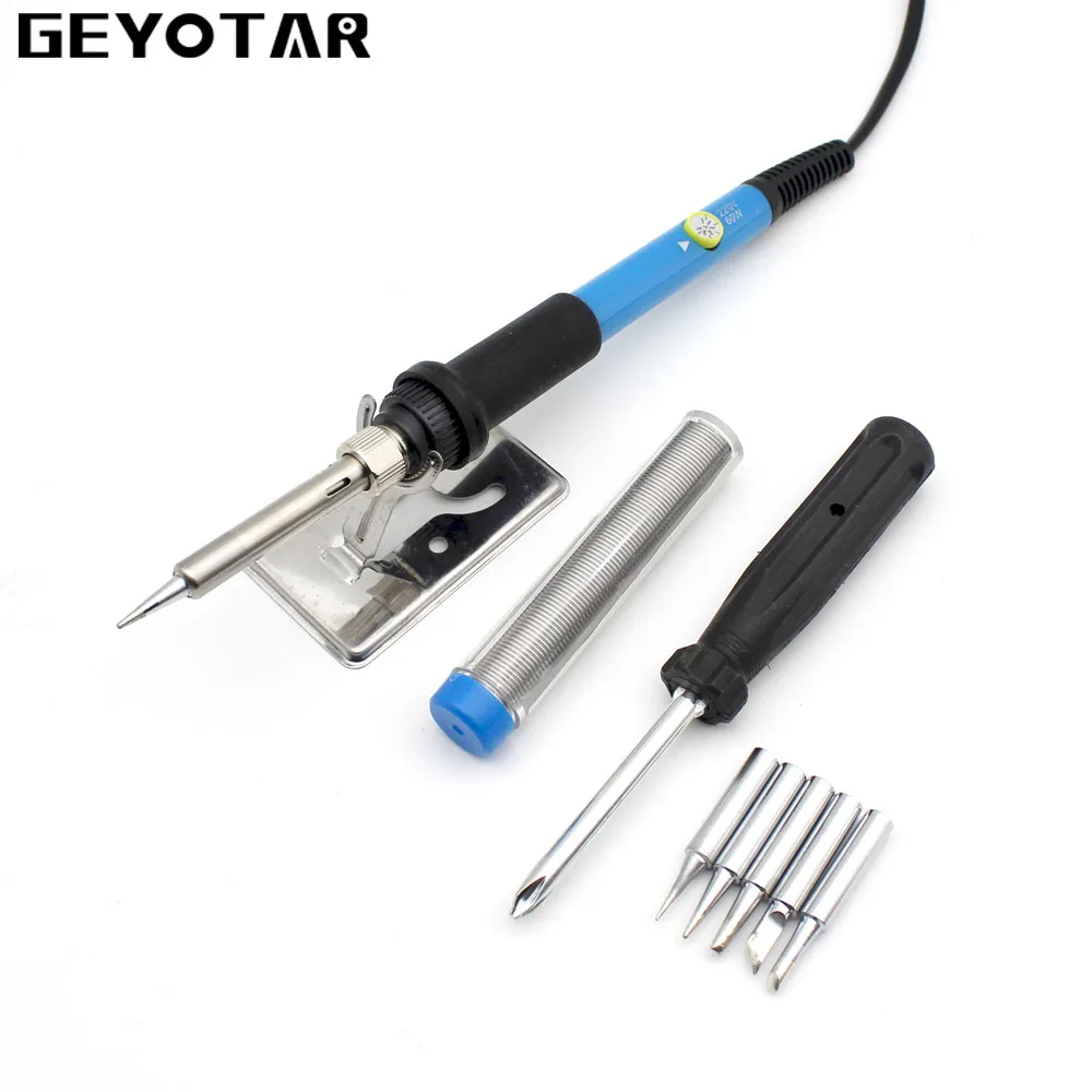 220v 60w Adjustable Temperature Electrical Soldering Iron Welding Tool