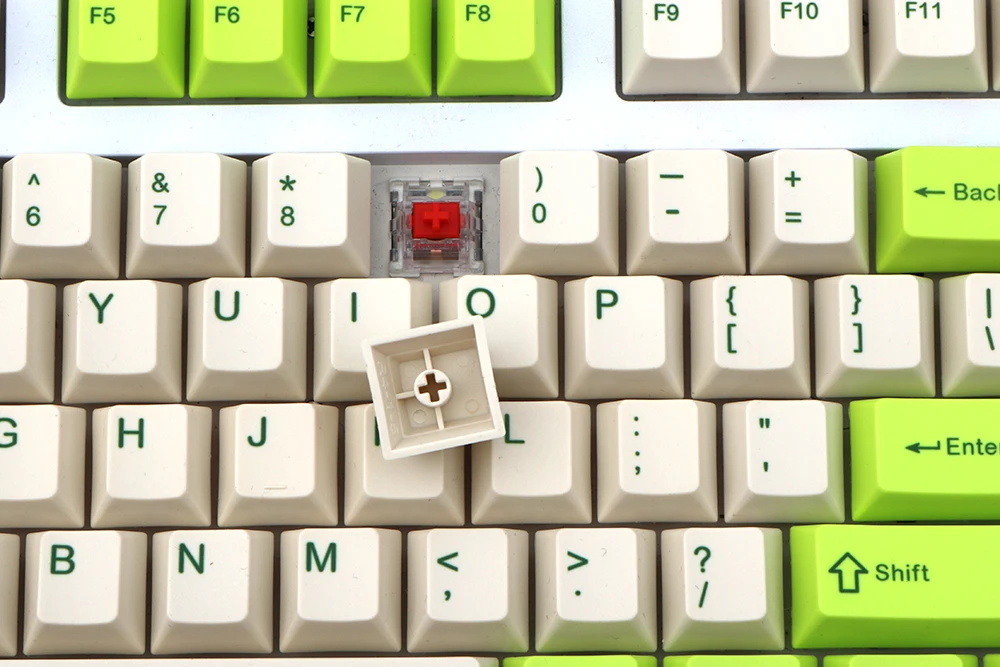 Шампанского keycap 108/137 клавиш PBT Вишневый профиль краситель-сублимированный MX Переключатель для механической клавиатуры keycap только keycap