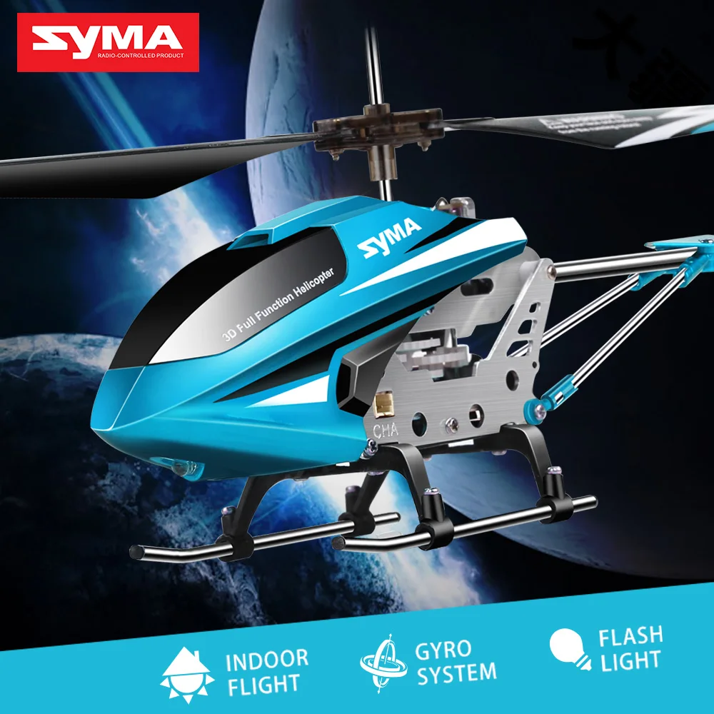 

SYMA S107W RC Helicopter 3.5CH RC Heli kopter Aluminium Alloy Shatterproof Aircraft Remote Control Toys Gifts Child
