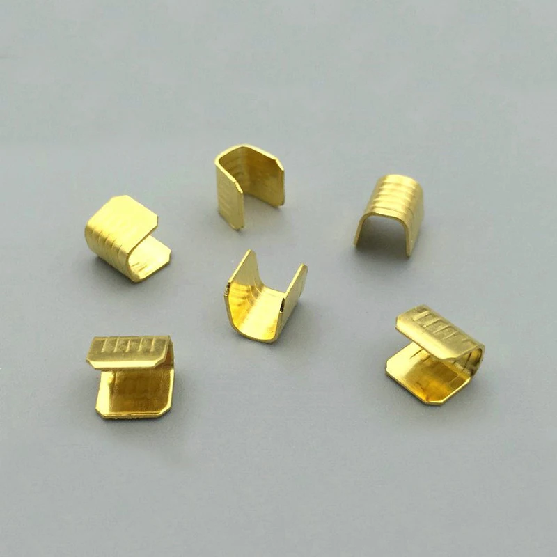 0.5 1.5mm Crimp Wire Clad Terminal 454A Copper Wire Buckle U Shape
