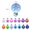 BOBO.BOX 2pc Pacifier Clip Holder Silicone Beads Mickey Heart Star Baby Teething Accessories Soother Chew Toy Pacifier Holder 3