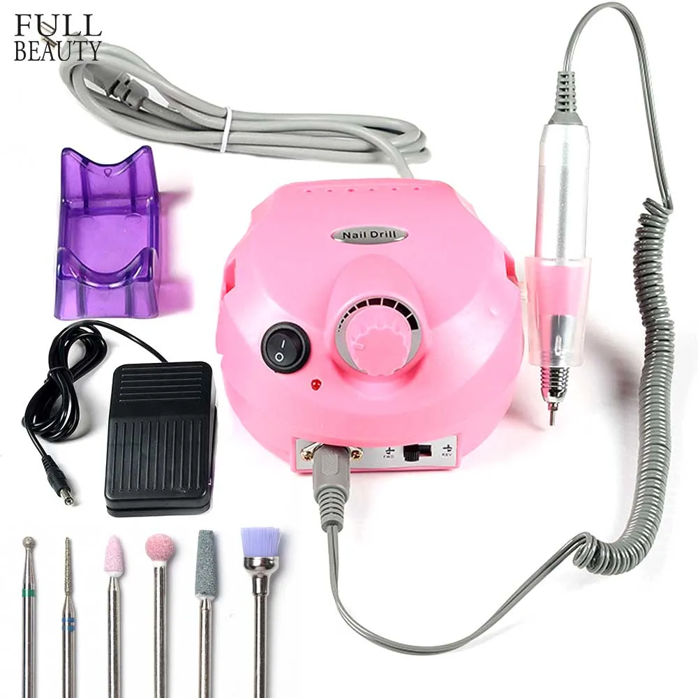 Full Beauty 30000RPM Electric Nail Drill Manicure Machine Pedicure Nail