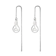 Новые высококачественные брендовые дизайнерские серебряные легкие подсвечники с лампочками женские серьги-гвоздики серьги из сплава для женщин HY4569