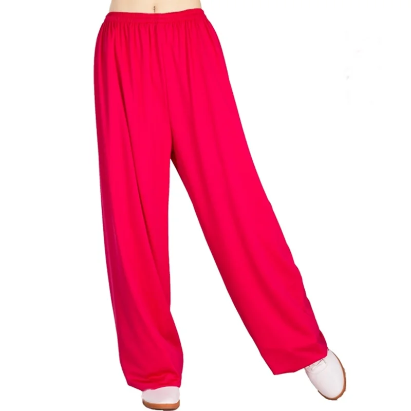 Женские Шелковые штаны для йоги, ушу,, спортивные штаны для женщин, тайцзи, цыганские штаны, Pantalon штаны для кунг-фу, Интернет-магазин TA1493 - Цвет: 5