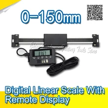 Free Shipping 0-150mm Readout Digital Linear Scale with Remote Display External Display High Accuracy Measuring Tool