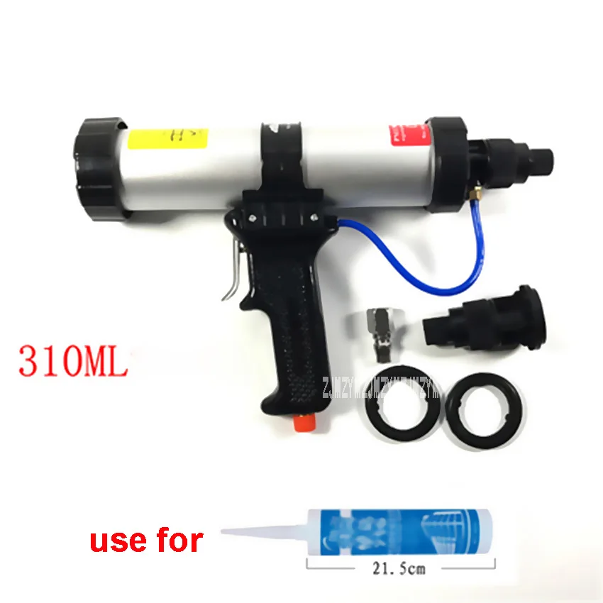 Новое поступление 310 мл картридж тип Пневматический клеевой пистолет 21,5-22,5 см 6 бар рабочее давление стекло клей пистолет, шприц-пистолет +
