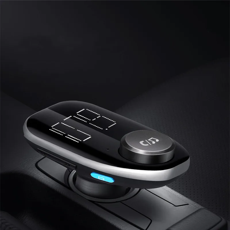 Универсальный Автомобильный MP3-плеер с функцией громкой связи, Bluetooth, двойной USB, автомобильное зарядное устройство 3.1A, автомобильный fm-передатчик, автомобильный комплект