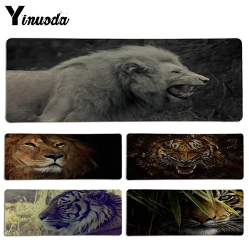 

Yinuoda Lion and tiger mouse pad gamer play mats Size for 30x90CM Speed Version Gaming Mousepads