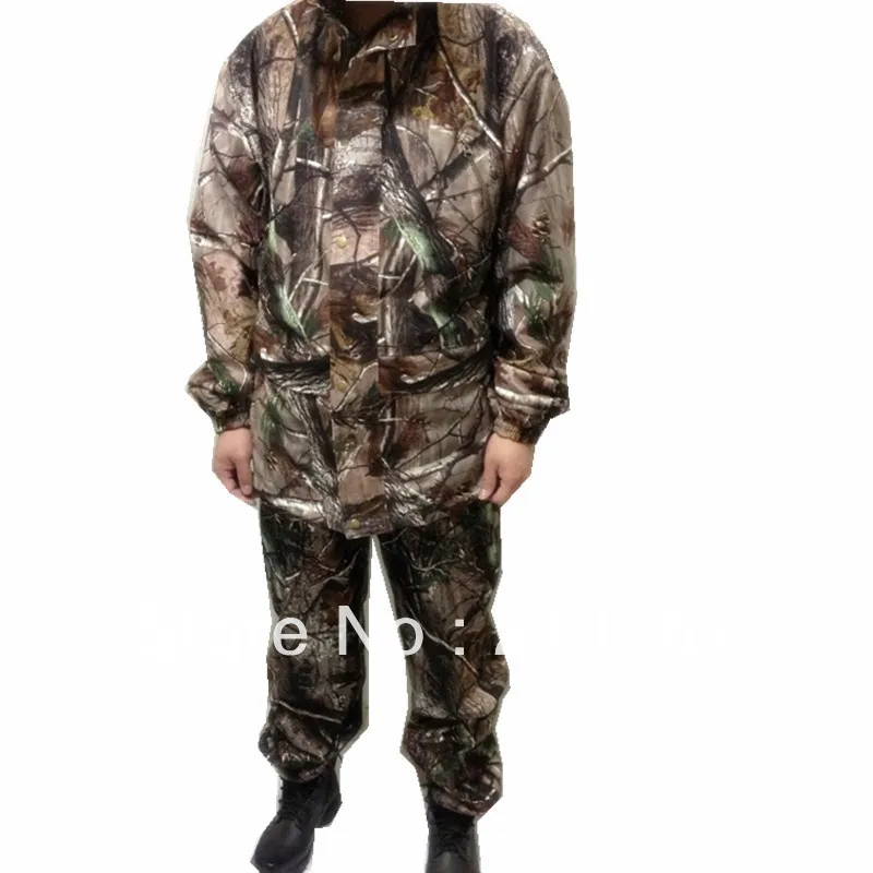 Воздухопроницаемый джунгли Бионический камуфляж одежды Дикая Охота костюмы для охотника фабрика OEM
