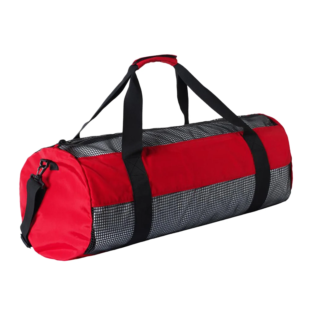Heavy Duty Large Scuba Diving Snorkel Mesh Gear Bag Carry Holdall for Surfing Boating Camping Hiking Outdoor Tools Accessories
