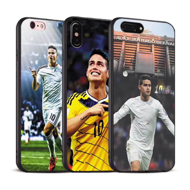 

James Rodriguez Coque Fashion Soft Silicone Phone Case Cover Shell For Apple iPhone 5 5s Se 6 6s 7 8 Plus X XR XS MAX