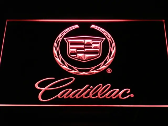 

d041 Cadillac LED Neon Sign with On/Off Switch 20+ Colors 5 Sizes to choose