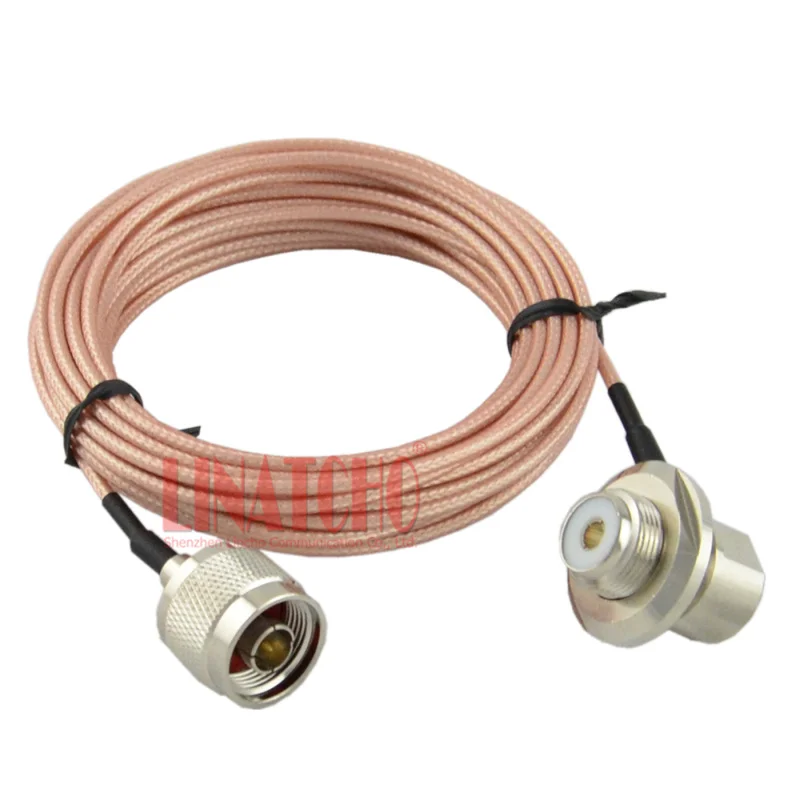 

5 meters rg316 50ohm low loss teflon coaxial cable for mobile radio ft-7800 ft-7900 antenna n male to uhf so239