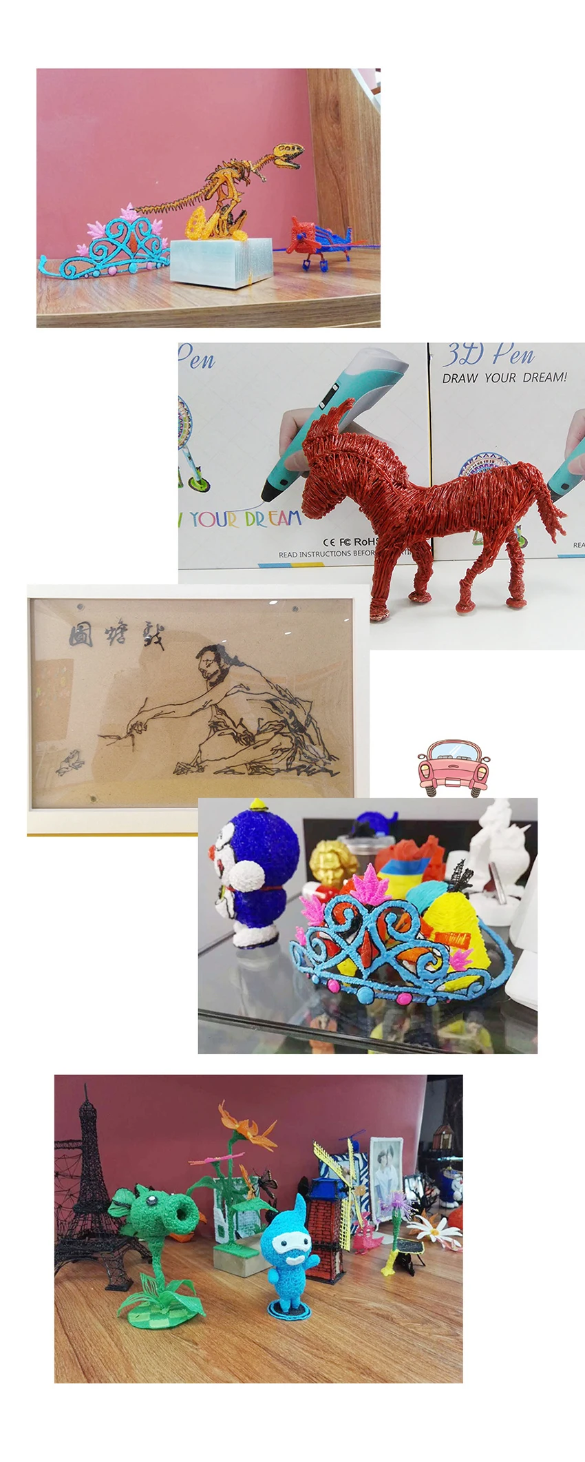 Arts & Crafts, caneta Impressora de bico