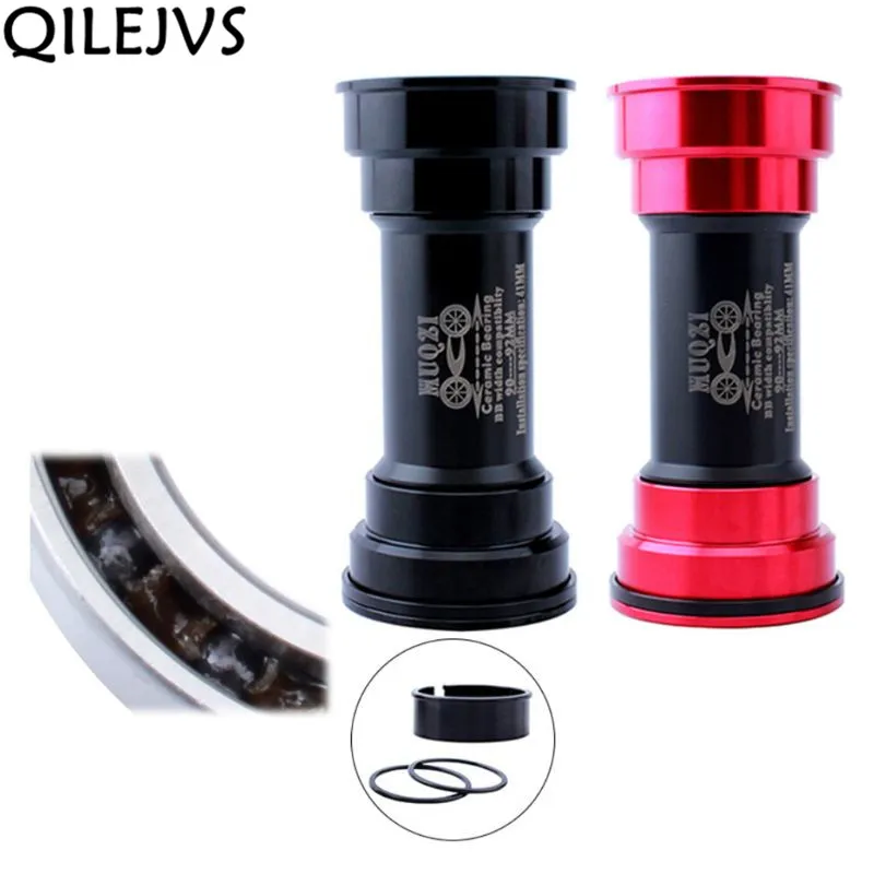 

1 Set Bicycle Central Axis Mountain Road Bike Folding Bikes Press-in Type 90-92mm Five-way Width Medium Shafts