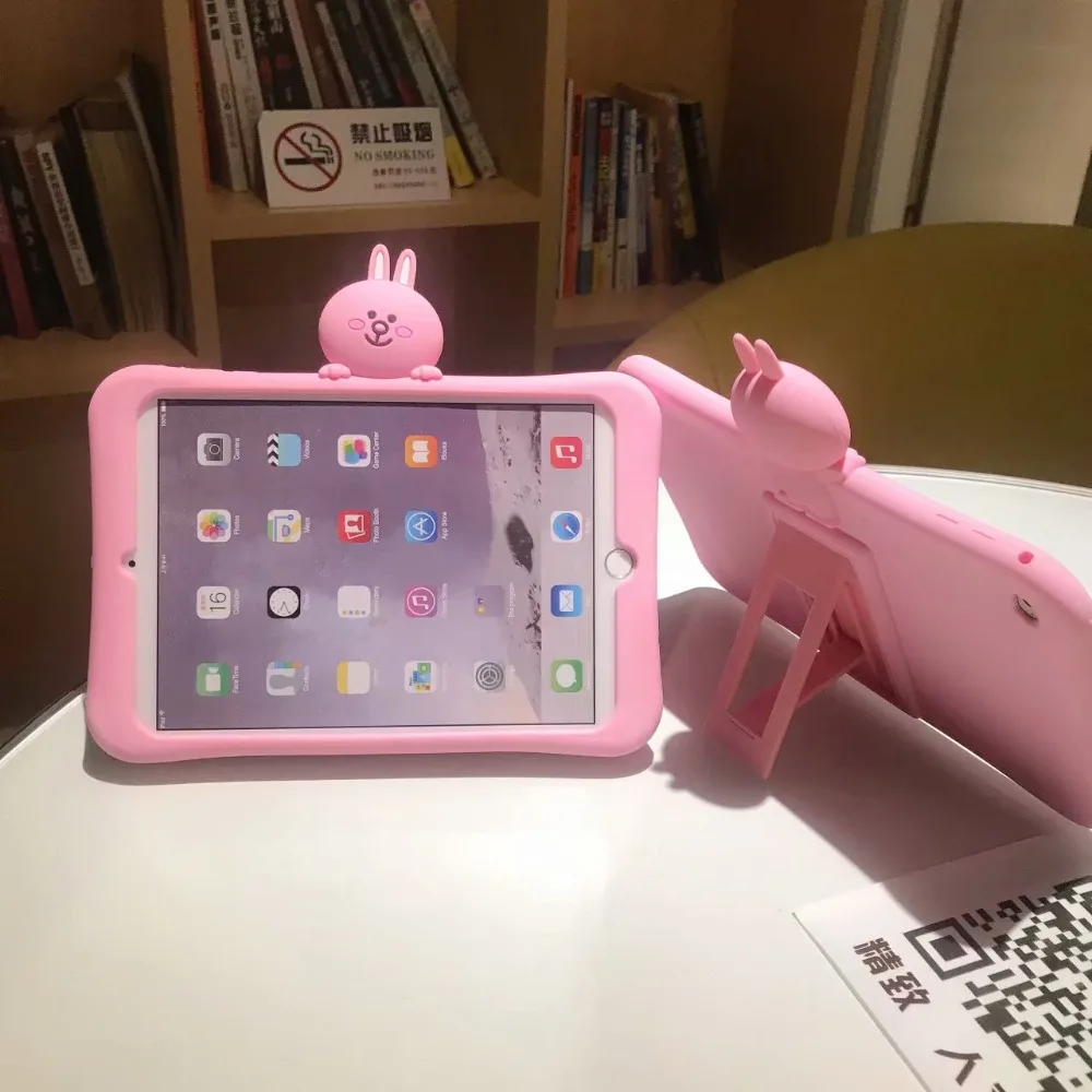 Детьми противоударный чехол из силикона с подставкой Чехол для iPad 9,7 Pro 9,7 10,5 Air 2 iPad 2/3/4, 5, 6, мини-платье, на возраст 1, 2, 3, 4, чехол для планшета