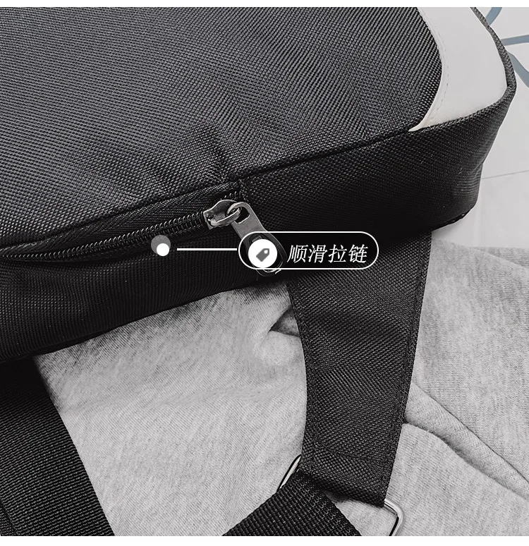 Музыкальная сумка мессенджер через плечо с usb портом повседневная Оксфорд