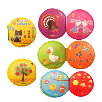 

Bath Books Baby Education Toy Intelligence Development EVA Floating Cognize Book Educational Toy Zoo Marine Number Cloth Book A1