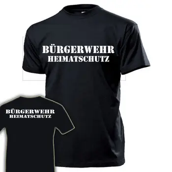

2019 Summer Brand Clothing Burgerwehr Burgergarde Burger Selbstverteidigung Selbstschutz F - T Shirt#17655 Novelty T Shirt