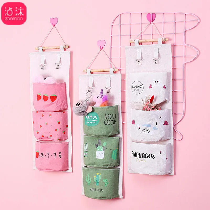 

1337 lovely bedroom storage bag for storage of sundries Hanging Organizers home organization and storage