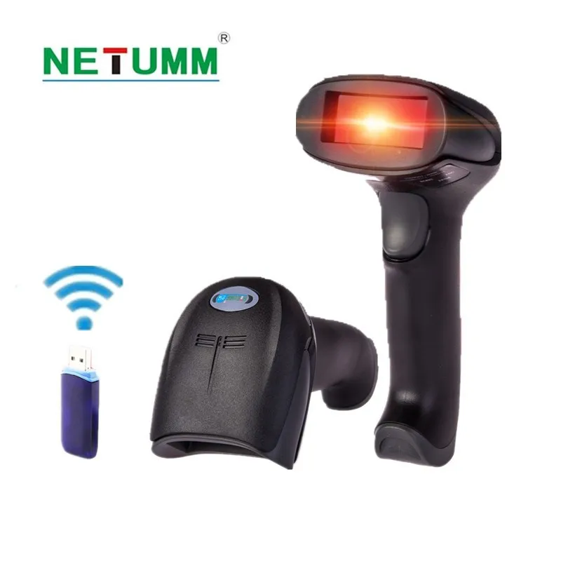 

Wireless Laser Barcode Scanner Long Range Cordless Handheld Bar Code Reader for POS and Inventory F8 Free shipping